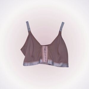 Hook front neutral tan surgical bra | Sz S (NO SIZE TAG)